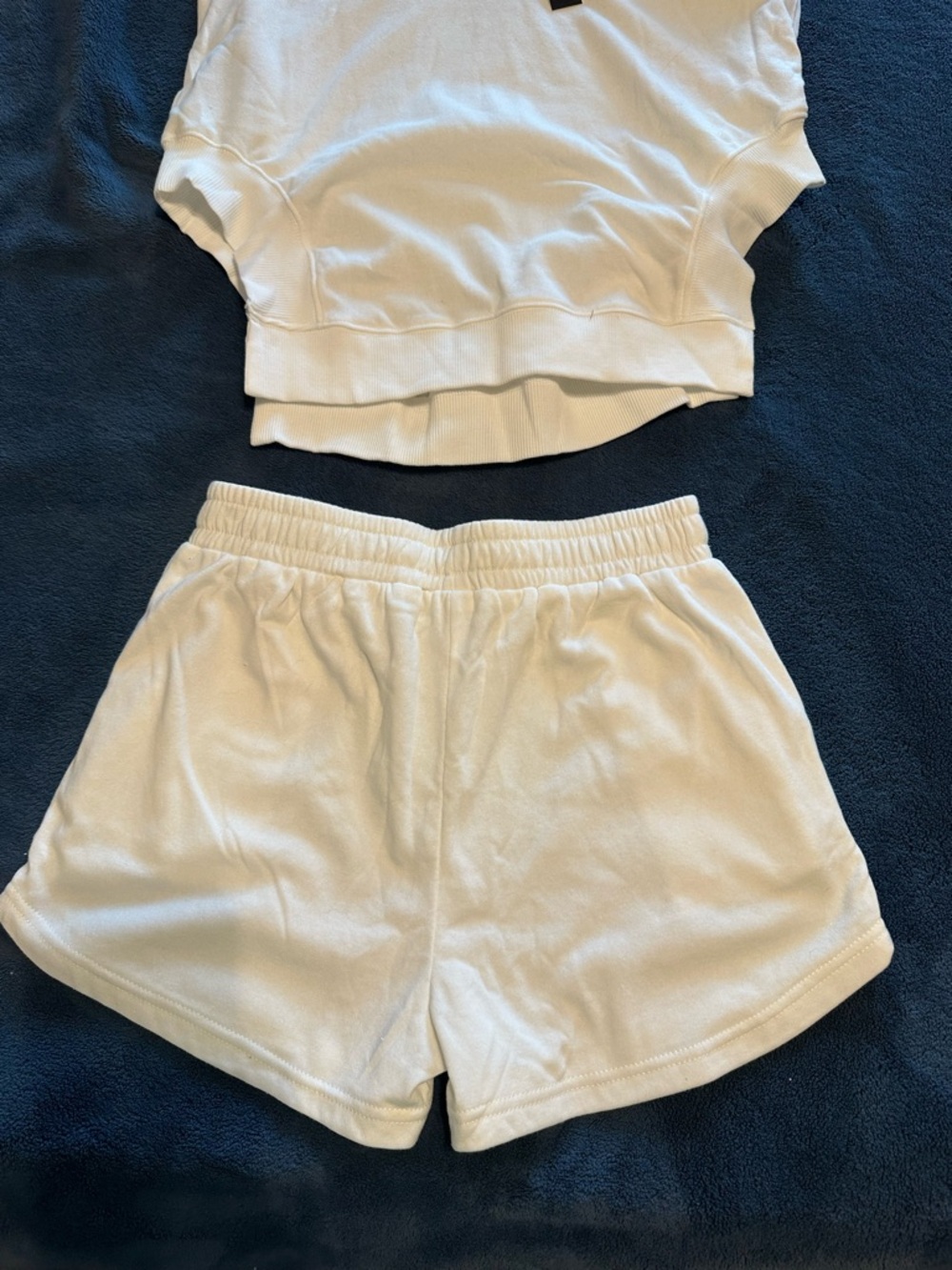 Papermoon Cream Textured Loungewear Set - Picture 4 of 8
